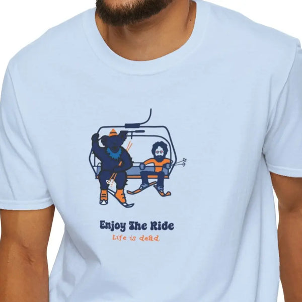 Grateful Dead - Grateful Dead - Life is dead. Enjoy The Ride T-Shirt - StealieShop